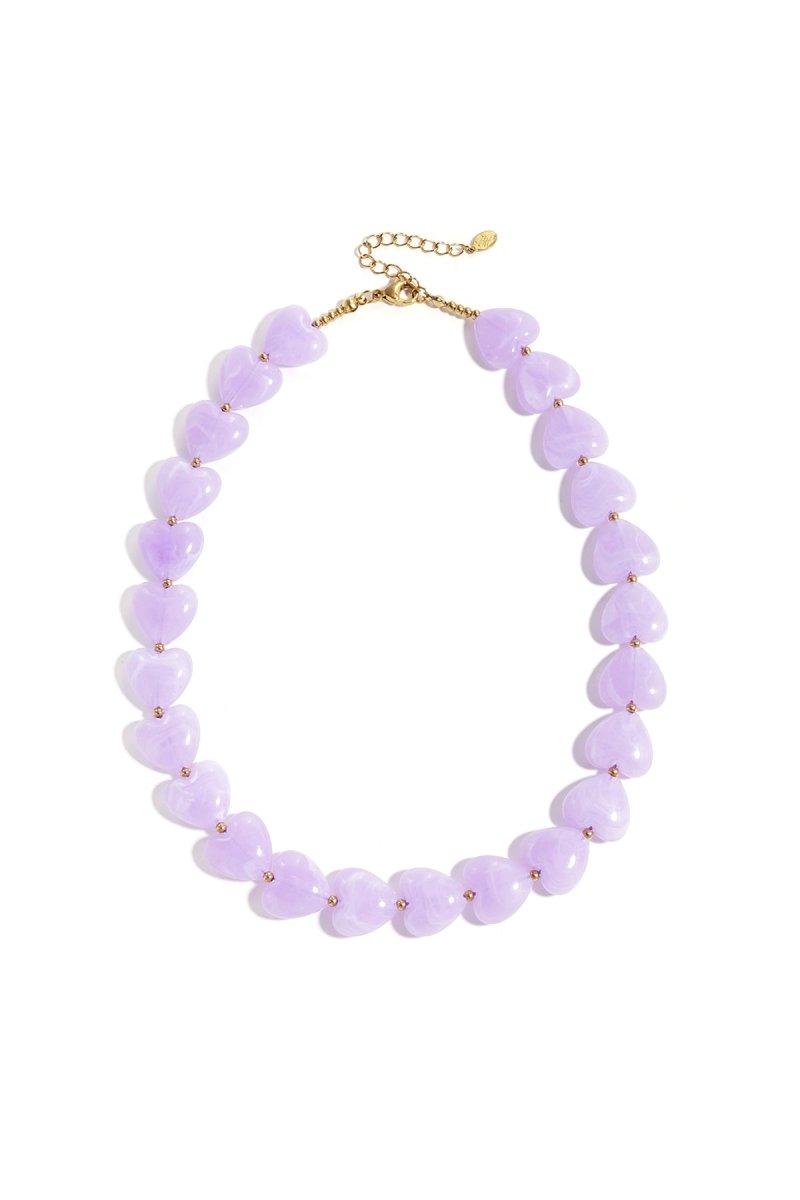 Ketting met Hartvormig Design - 5 kleurenRojaluxe