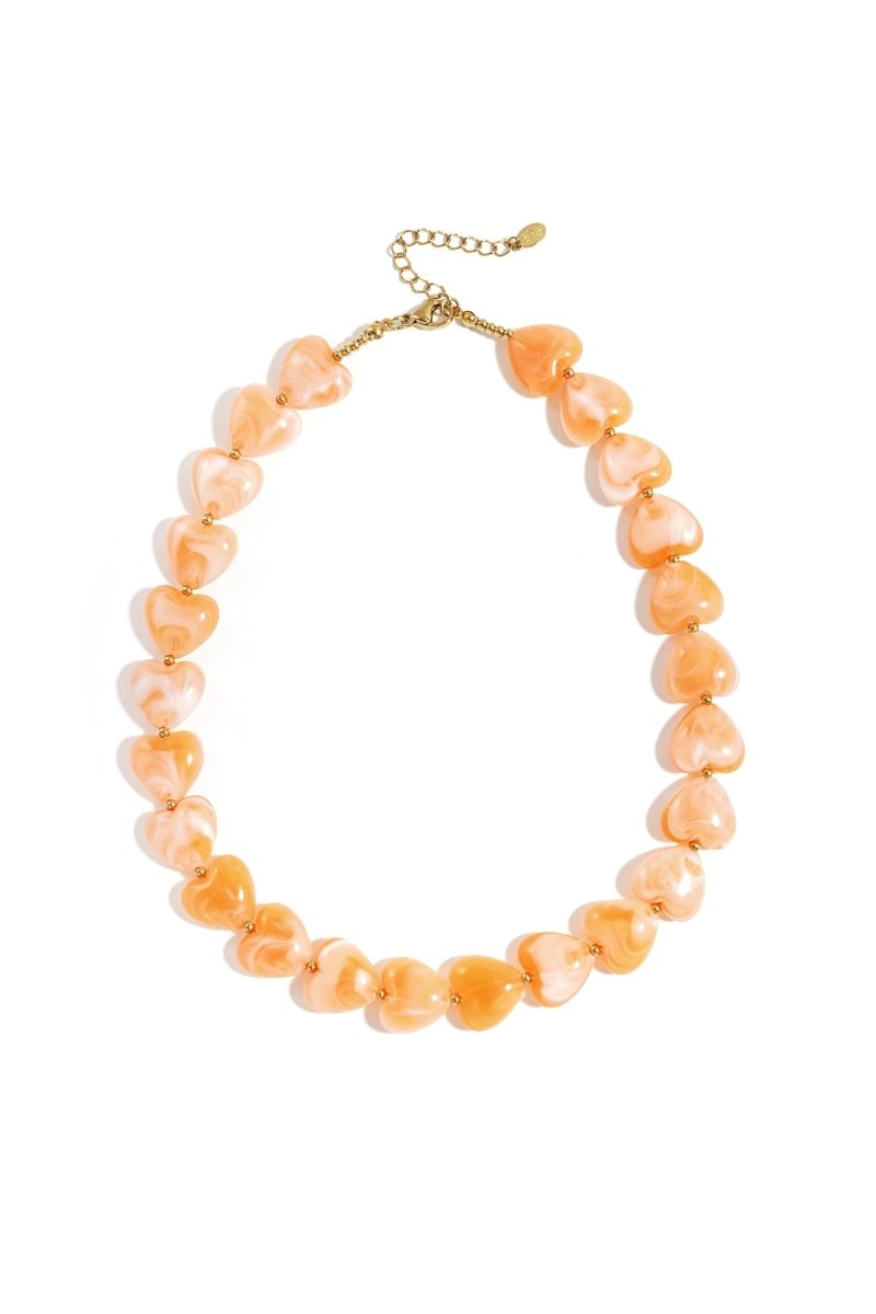 Ketting met Hartvormig Design - 5 kleurenRojaluxe