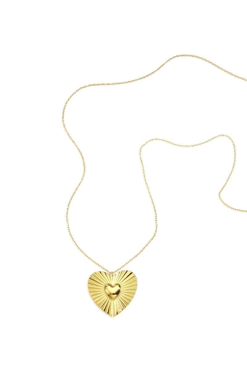 Ketting met hartvormige hangerRojaluxe