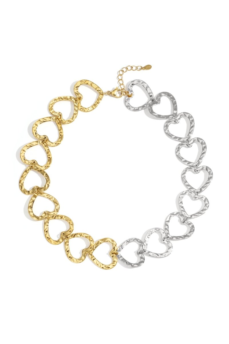 Ketting met Hartvormige SchakelsRojaluxe