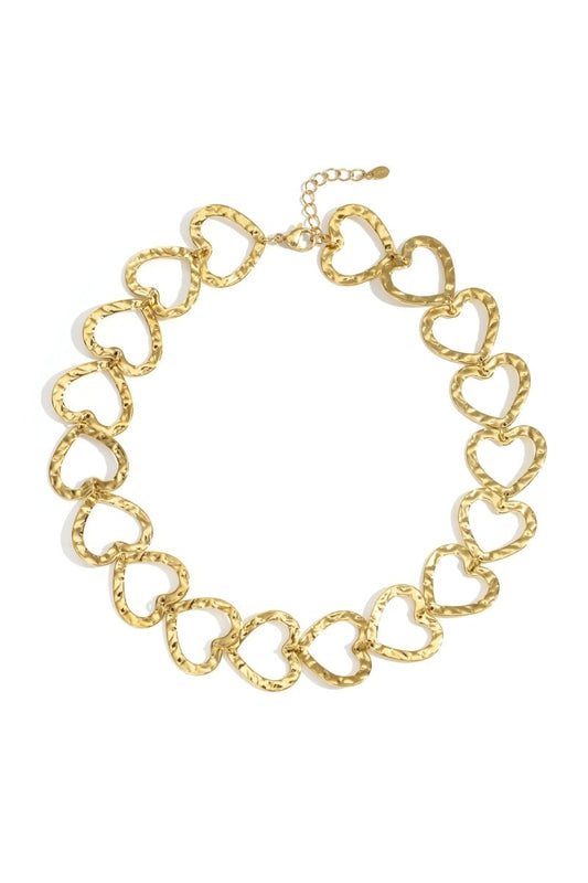 Ketting met Hartvormige SchakelsRojaluxe