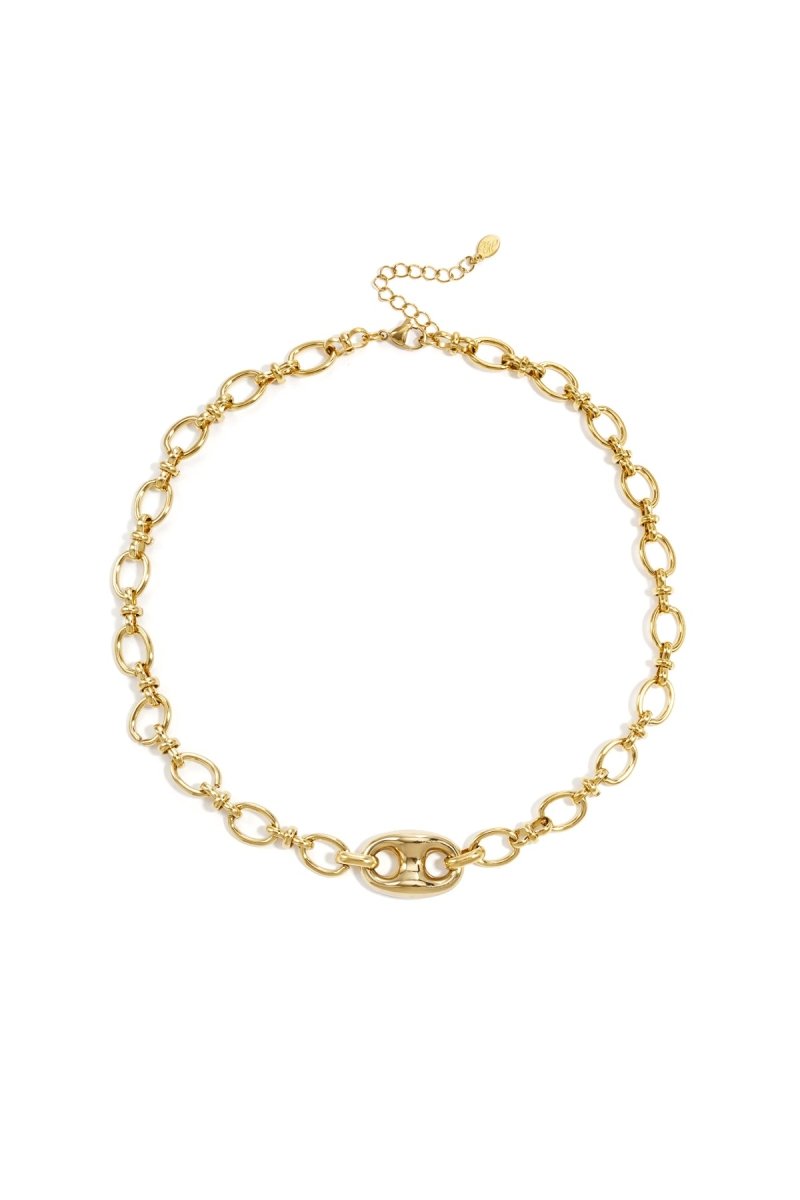 Ketting met knop detailRojaluxe