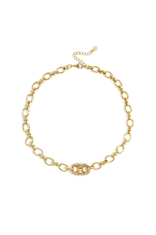 Ketting met knop detailRojaluxe