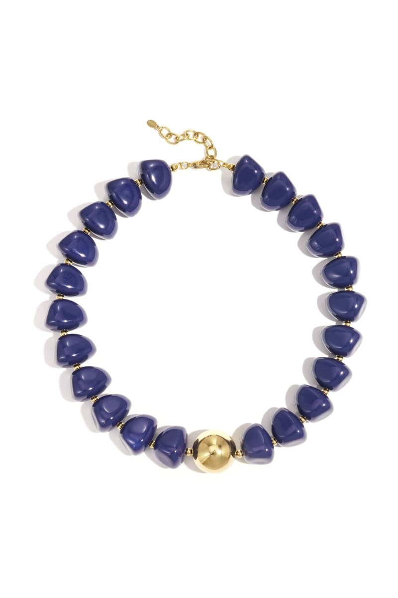 Ketting met kralen en gouden detail - 4 kleurenRojaluxe