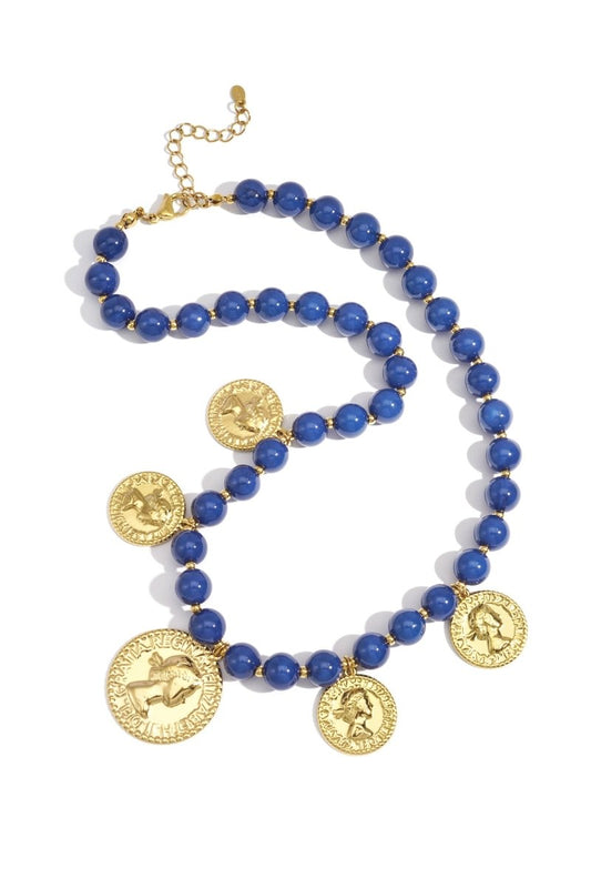Ketting met munthangers - 2 kleurenRojaluxe
