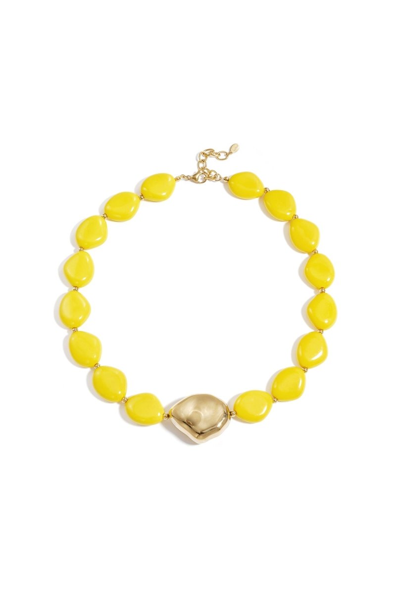 Ketting met Organische Kralen - 3 kleurenRojaluxe