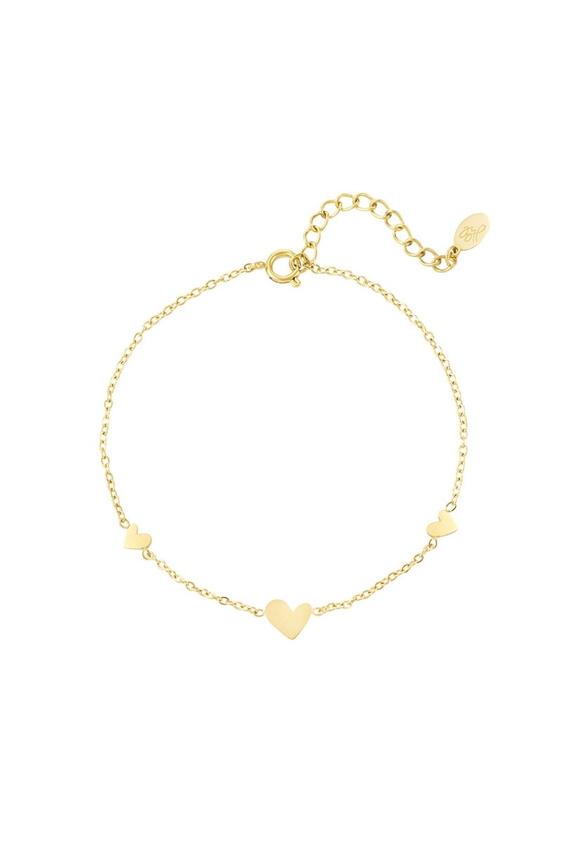 Klassieke armband met hartjesRojaluxe