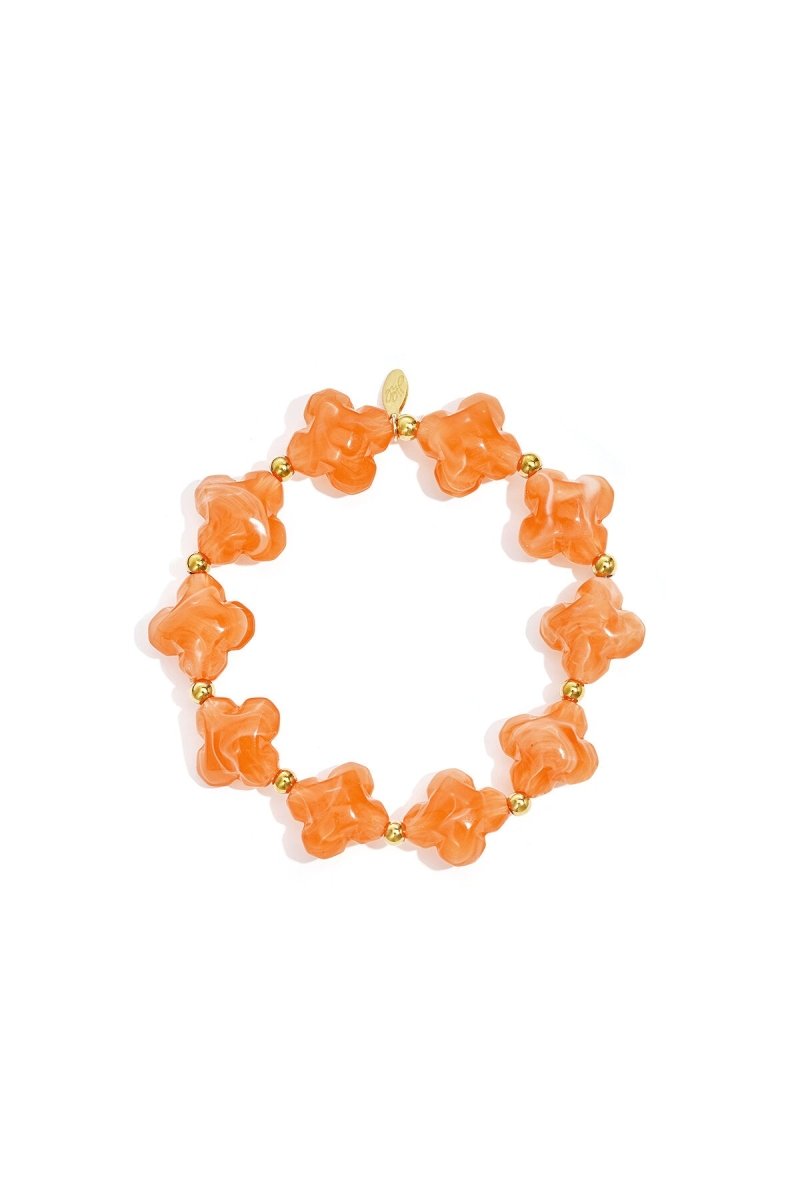 Kralenarmband met klaver kralen - 2 kleurenRojaluxe