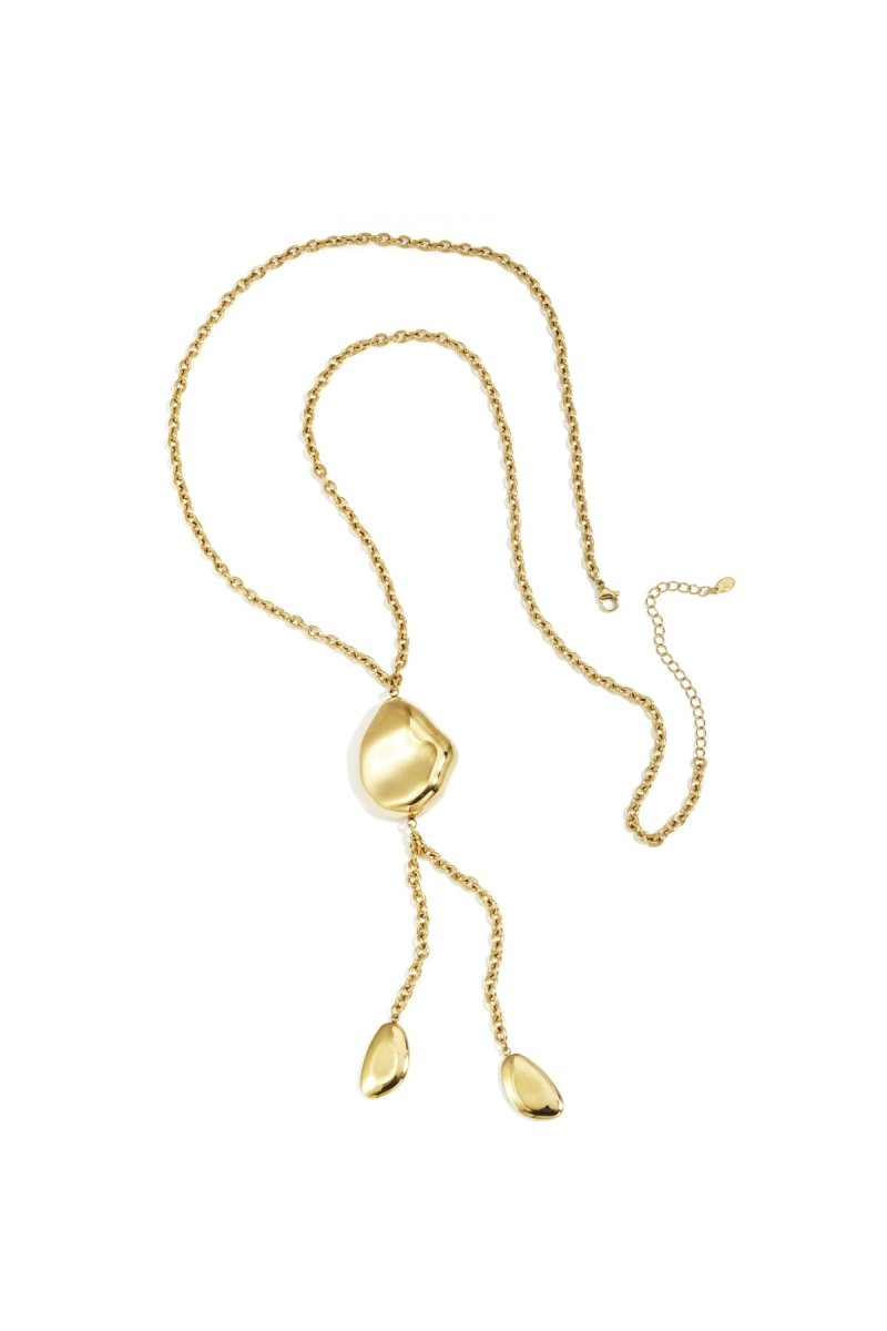 Lange golden Flow DropRojaluxe