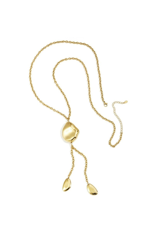 Lange golden Flow DropRojaluxe