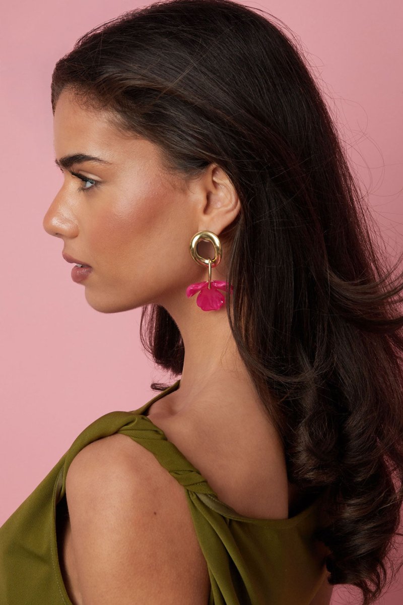 Leafy Flow Statement Earrings - 3 kleurenRojaluxe