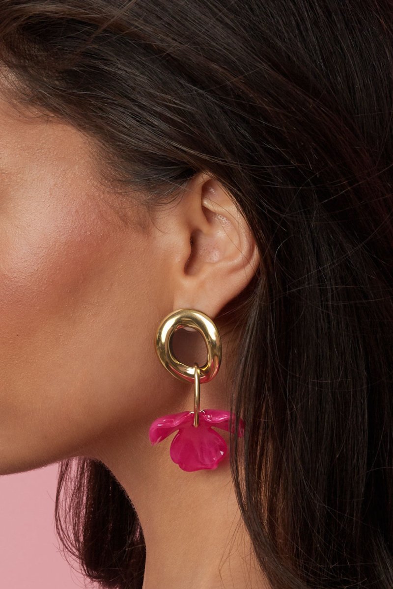 Leafy Flow Statement Earrings - 3 kleurenRojaluxe