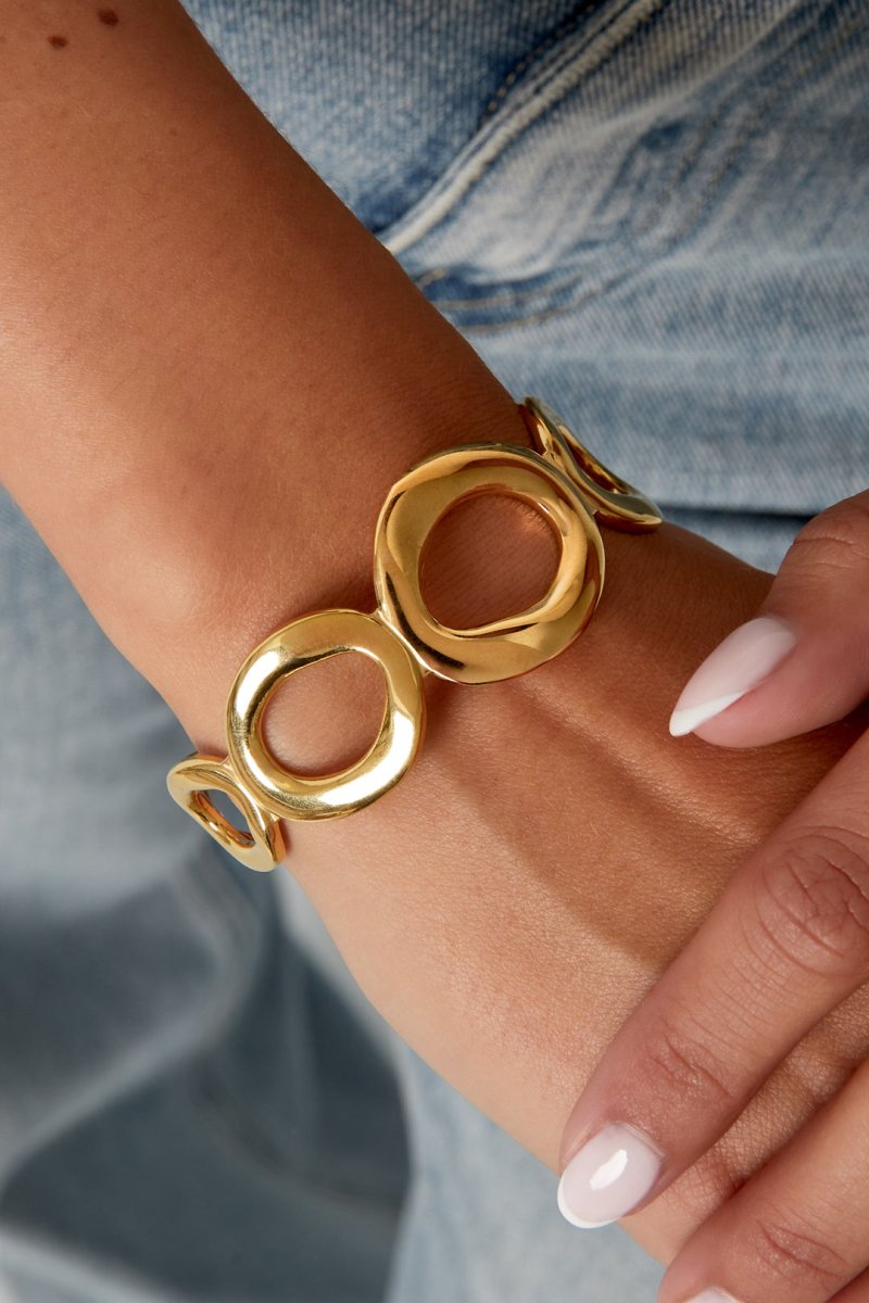 Manchet hoepel armbandRojaluxe