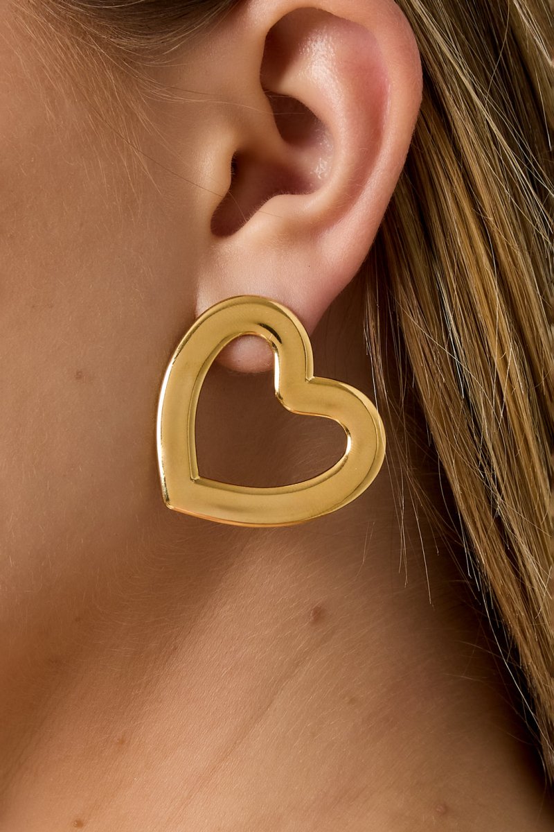 Must-have hart oorbellen - 2 kleurenRojaluxe