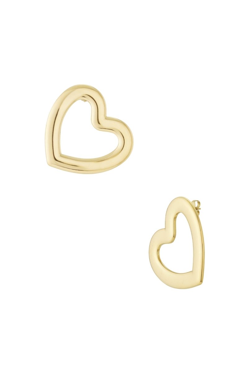Must-have hart oorbellen - 2 kleurenRojaluxe