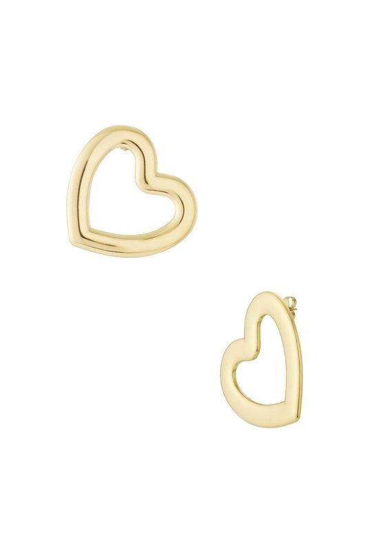 Must-have hart oorbellen - 2 kleurenRojaluxe