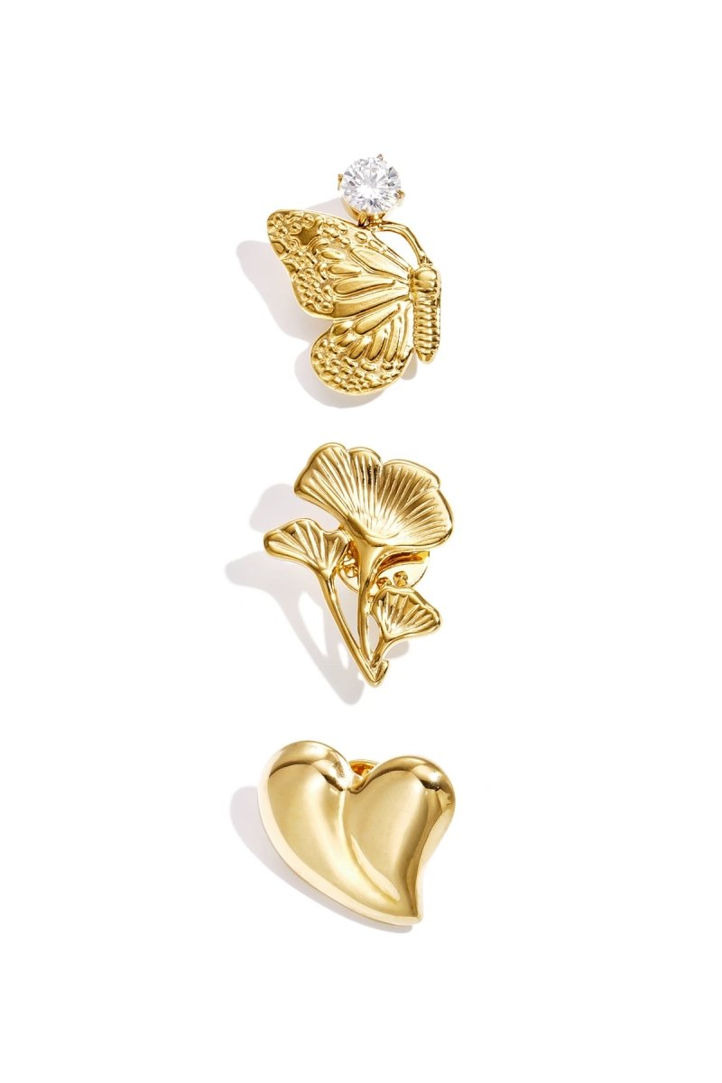 Nature Trio Brooch SetRojaluxe