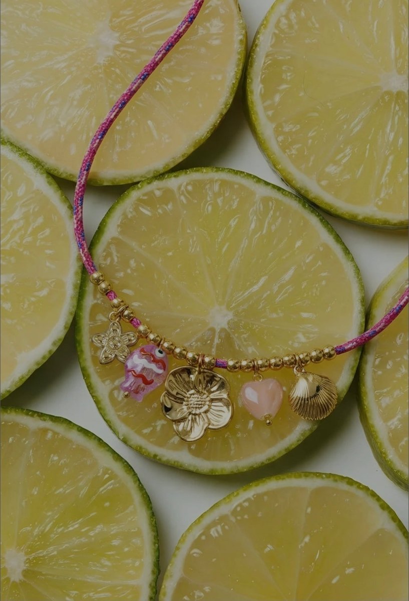 Ocean Bloom Charm NecklaceRojaluxe