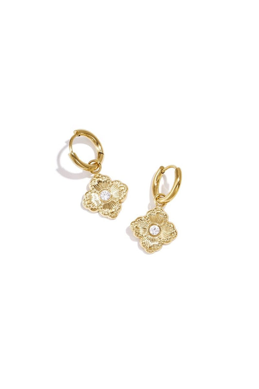 Petal Charm HoopsRojaluxe