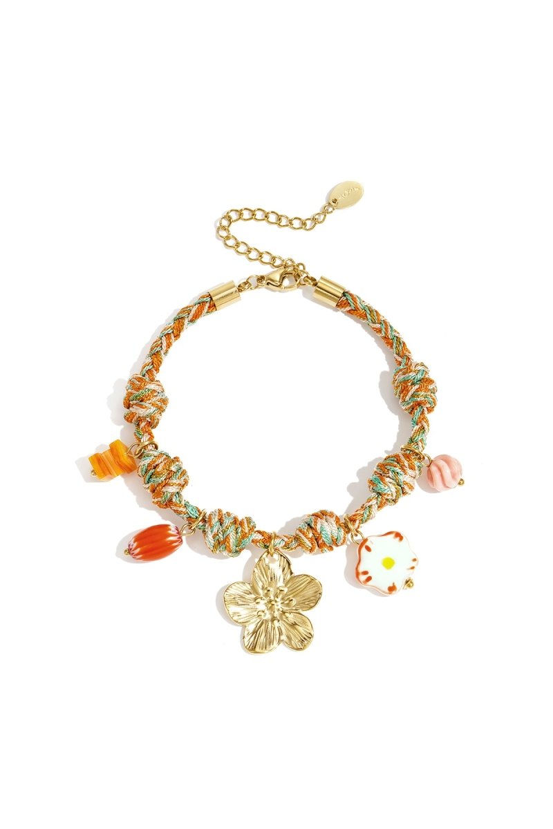 Playful Charm Rope Bracelet - 4 kleurenRojaluxe