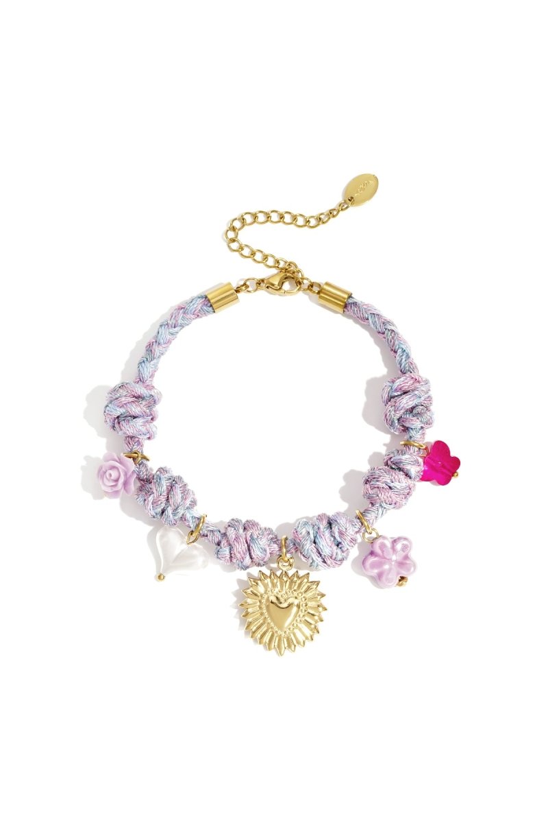 Playful Charm Rope Bracelet - 4 kleurenRojaluxe
