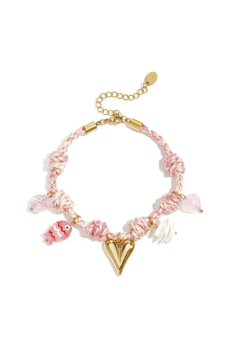 Playful Charm Rope Bracelet - 4 kleurenRojaluxe