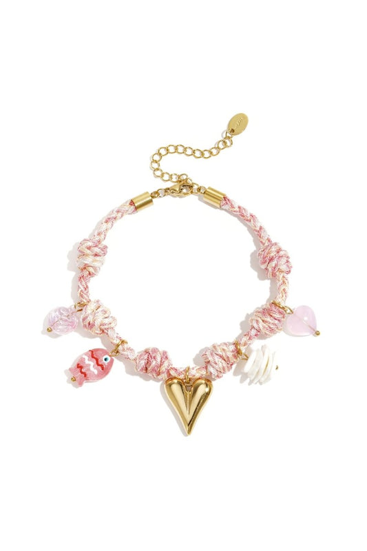 Playful Charm Rope Bracelet - 4 kleurenRojaluxe
