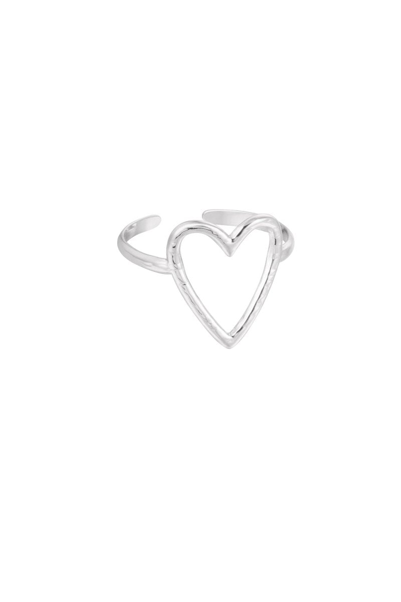 ring big heart - 2 kleurenRojaluxe