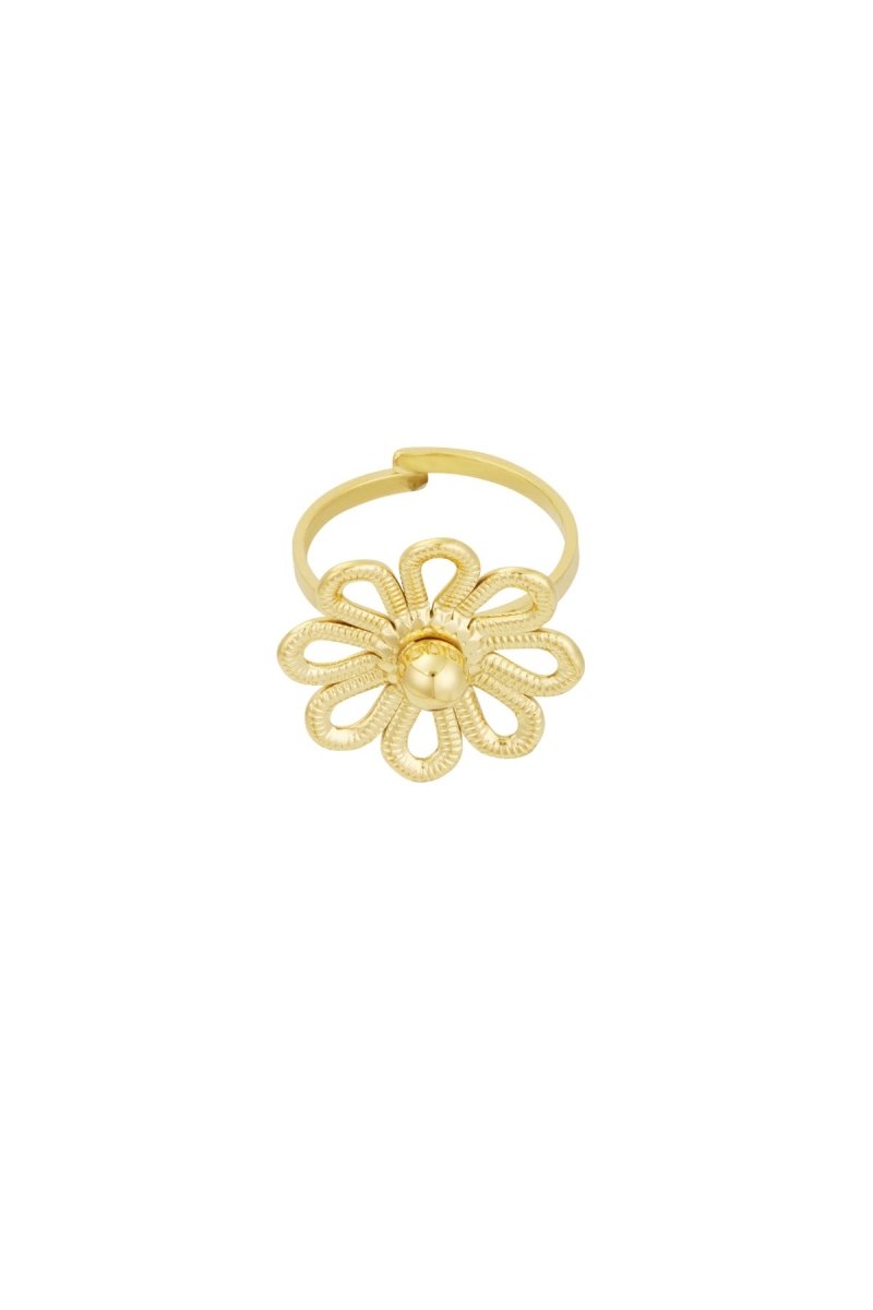 Ring met Bloemdesign - 2 kleurenRojaluxe