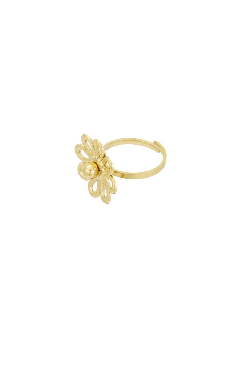 Ring met Bloemdesign - 2 kleurenRojaluxe