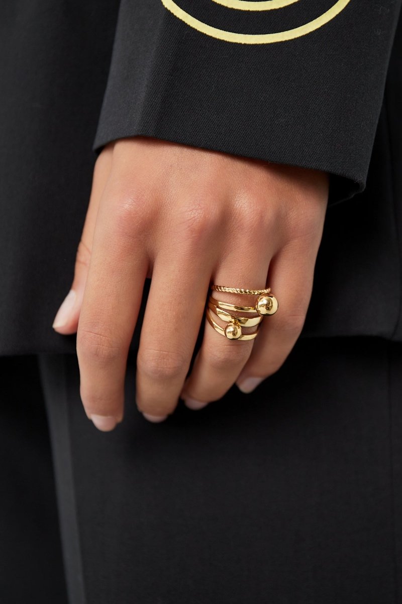 Ring met Bold Baldesign - 2 kleurenRojaluxe