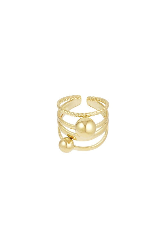 Ring met Bold Baldesign - 2 kleurenRojaluxe