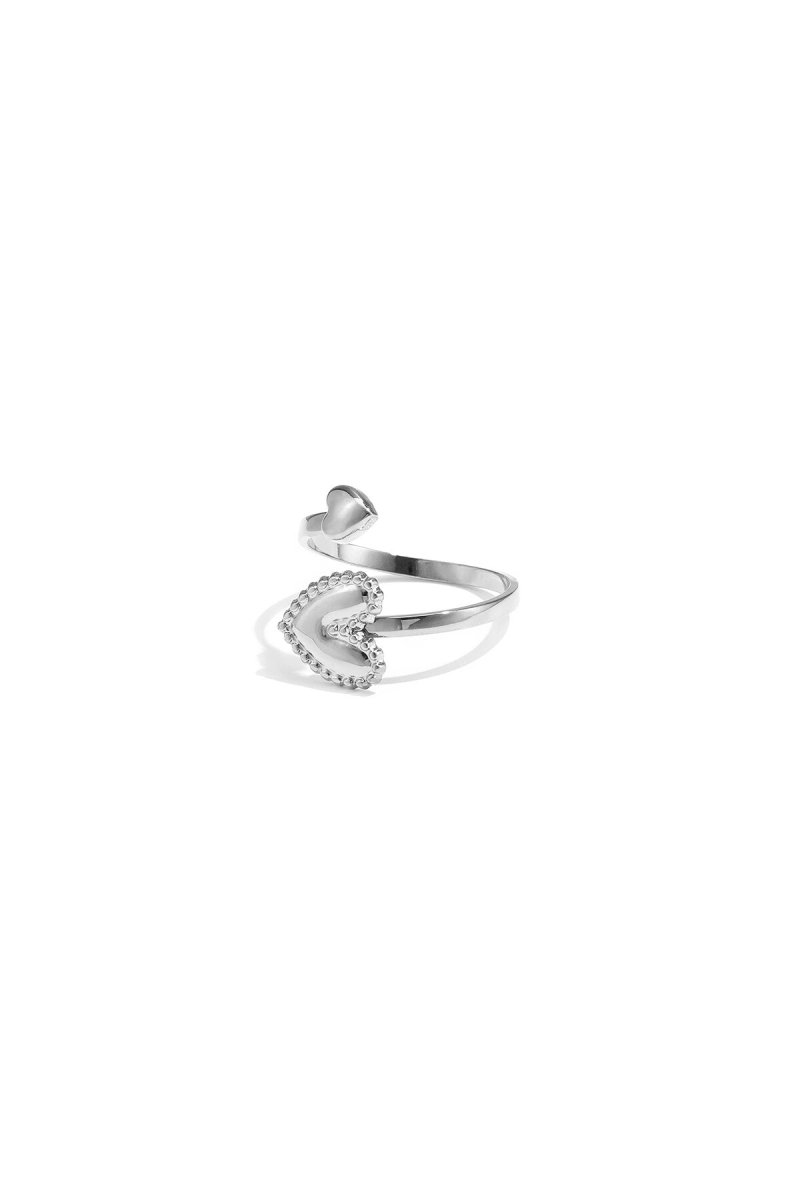 Ring met verstelbare hartenRojaluxe