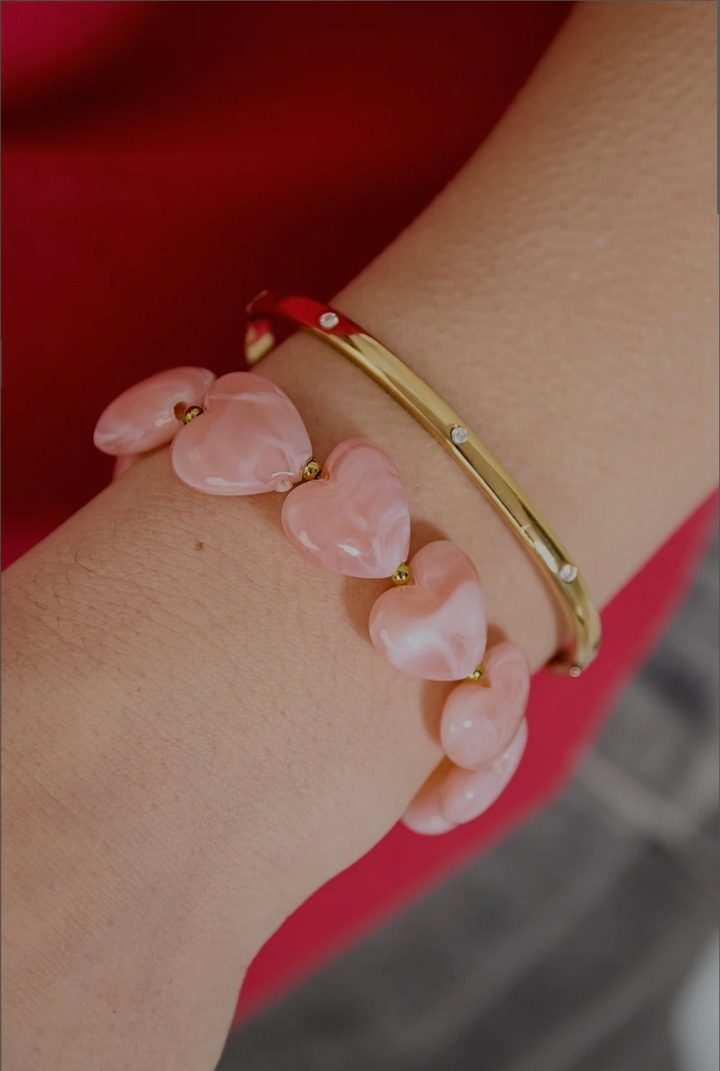 Strass Line Bangle - 2 kleuren
