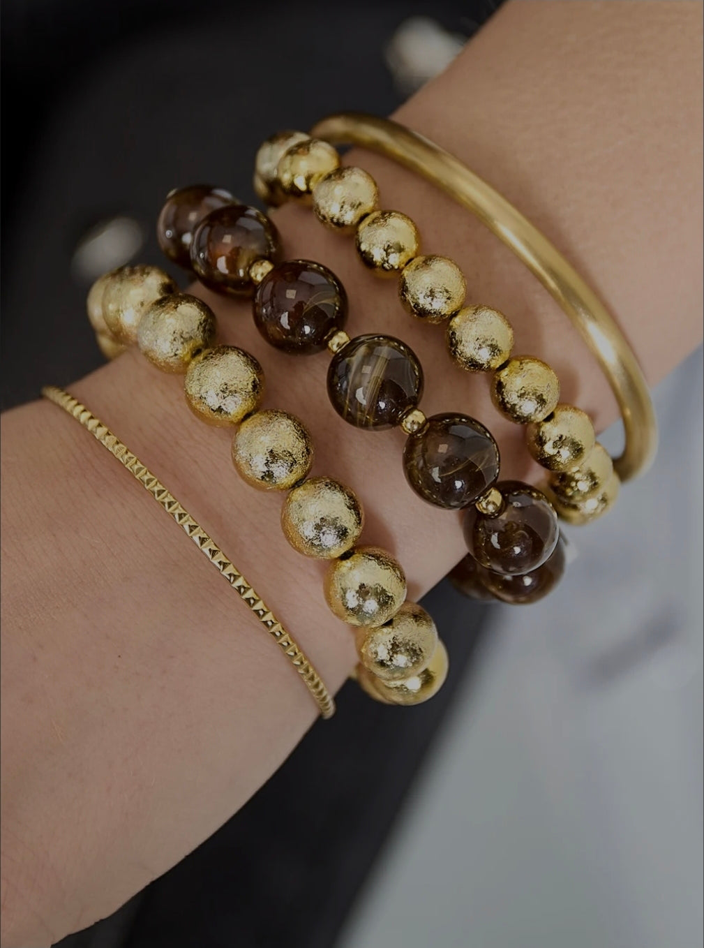 3 dubbele kralenarmband – 4 kleuren