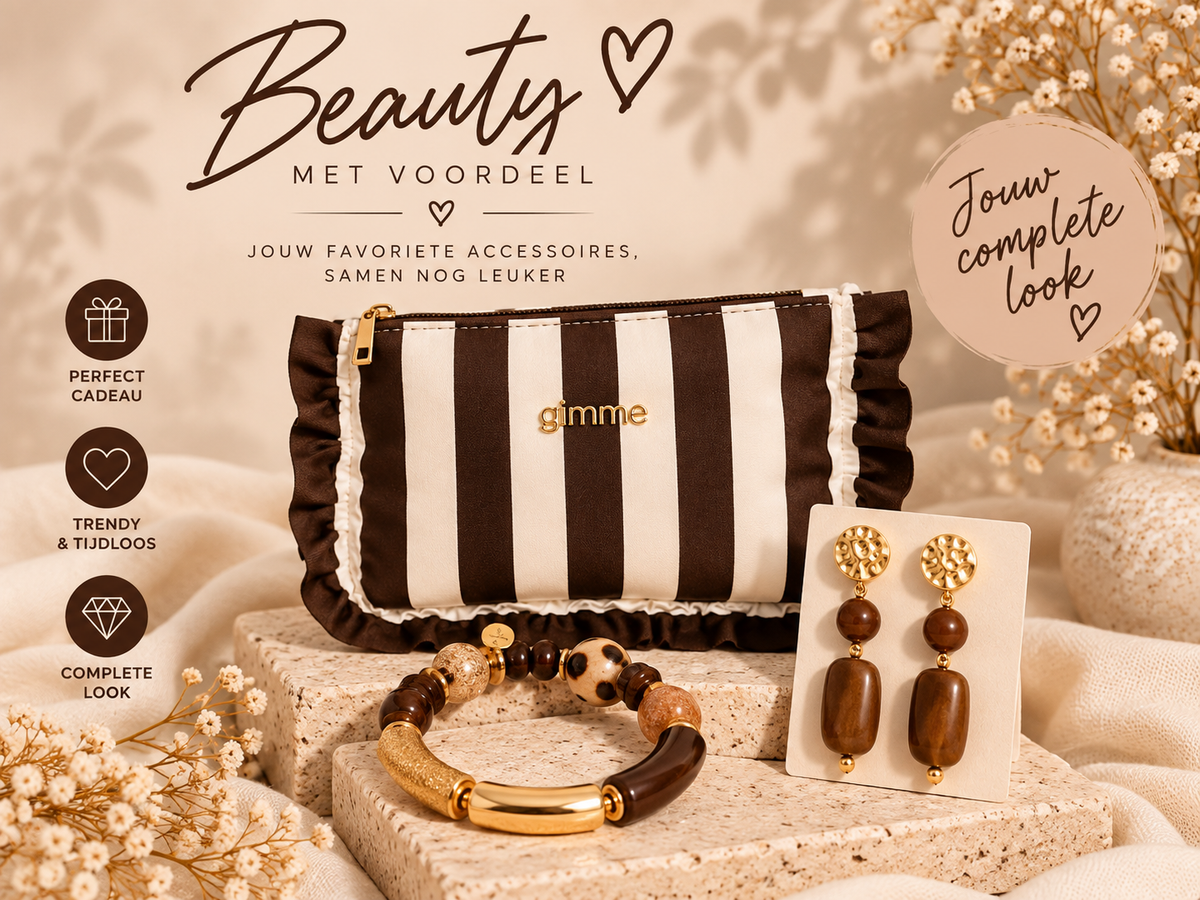 Beauty bundel bruin