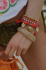 Studded Resin Bangle