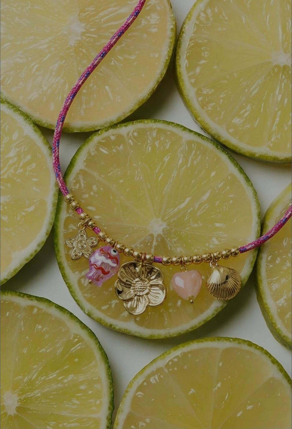 Ocean Bloom Charm Necklace
