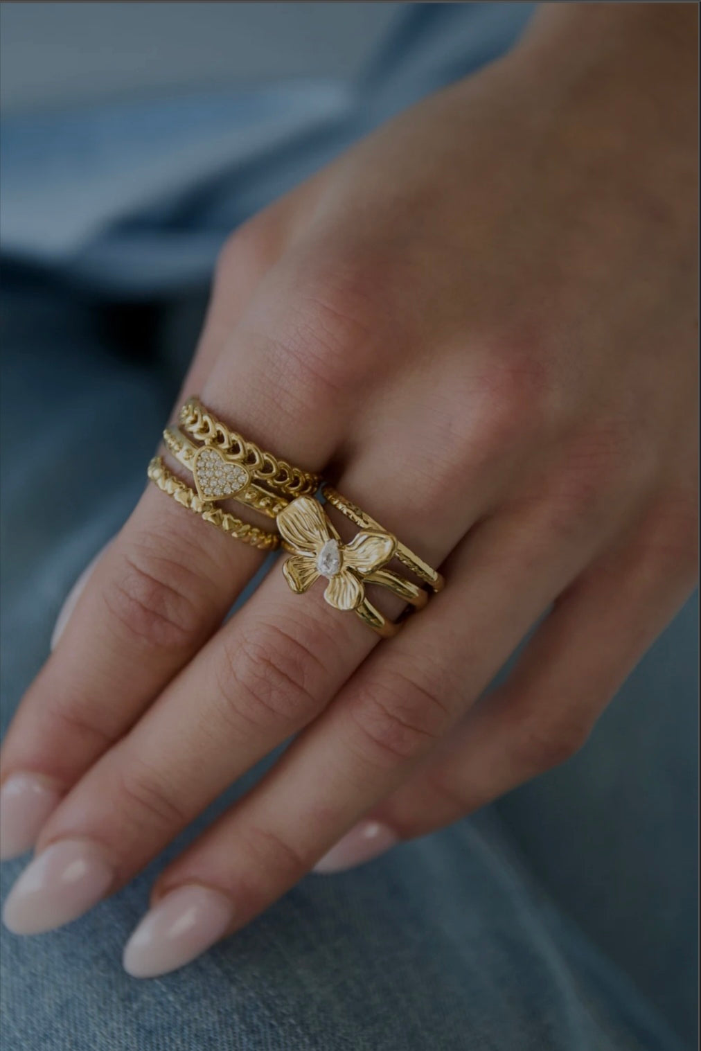 Petal Shine Ring - 2 kleuren