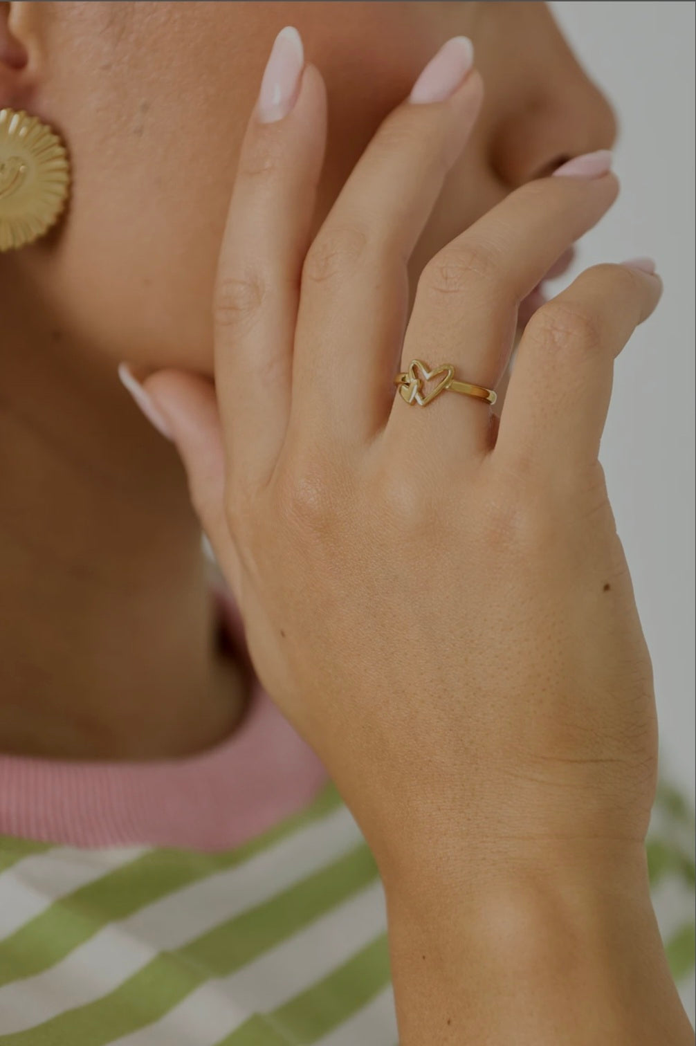 Double Heart Ring