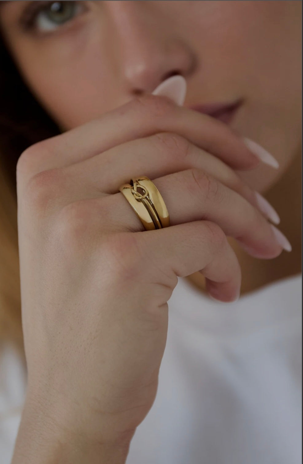 Smooth Link Ring - 2 kleuren