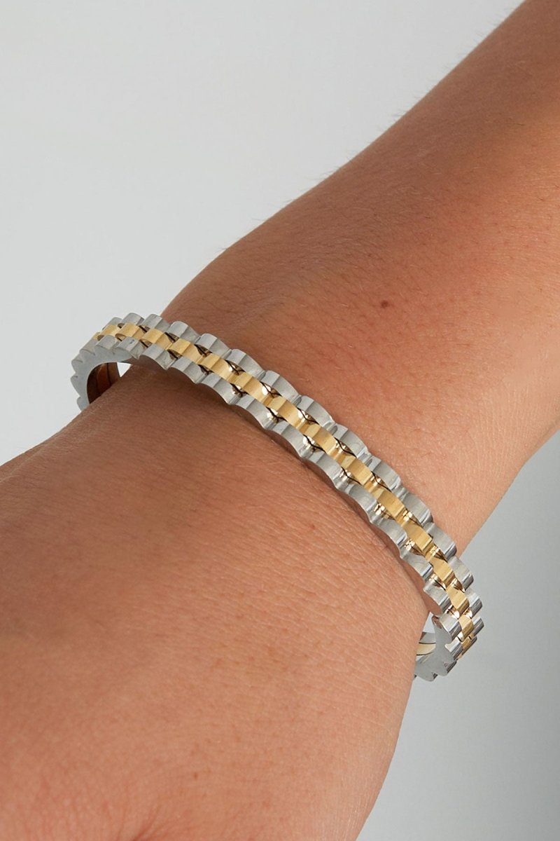Scallop Edge Bangle - 2 kleurenRojaluxe