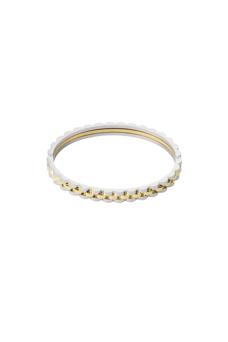 Scallop Edge Bangle - 2 kleurenRojaluxe