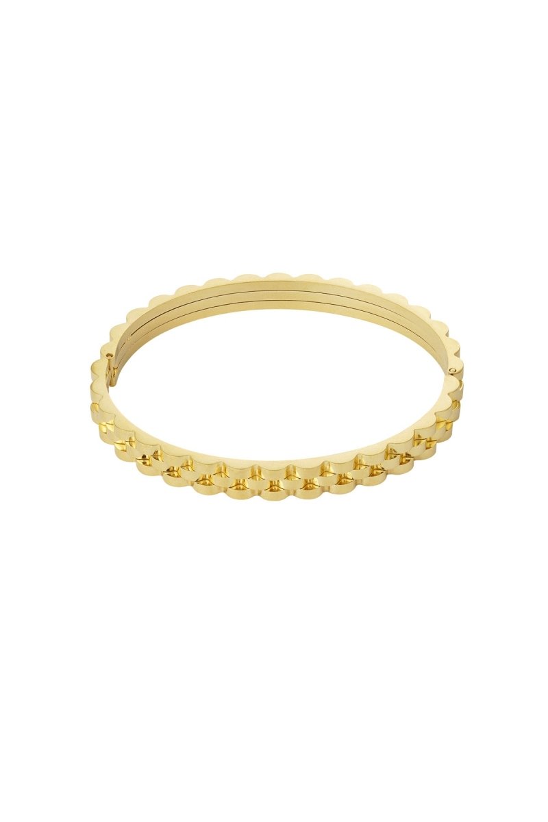Scallop Edge Bangle - 2 kleurenRojaluxe