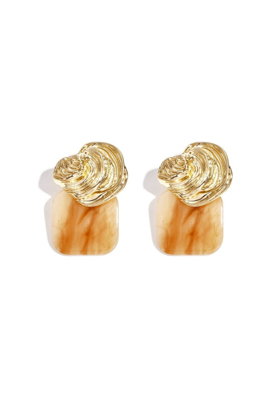 Sculpted Stud OorbellenRojaluxe