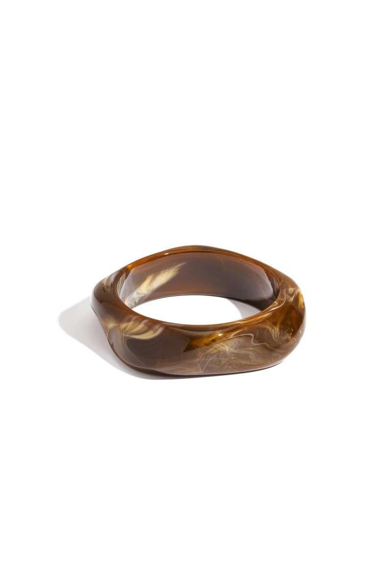 Sculpted Wave Bangle - 10 kleurenRojaluxe