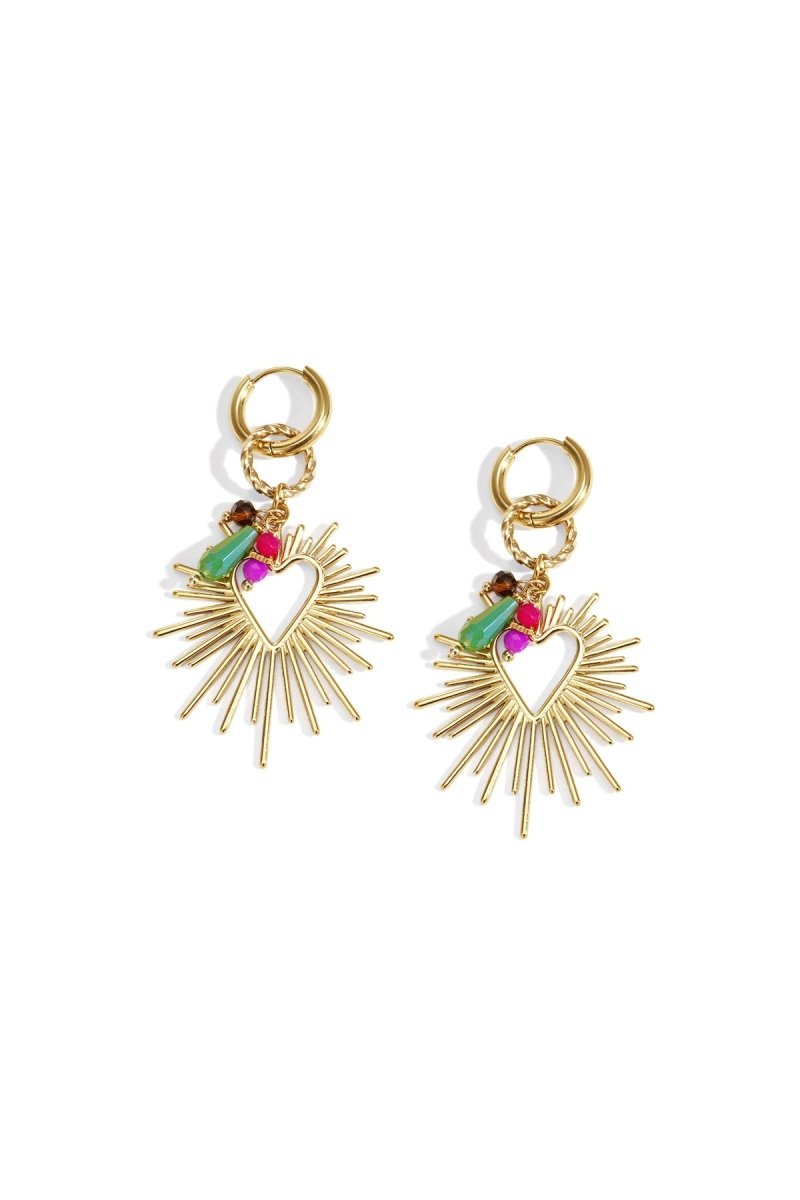 Shining Heart Happy Charm oorbellenRojaluxe