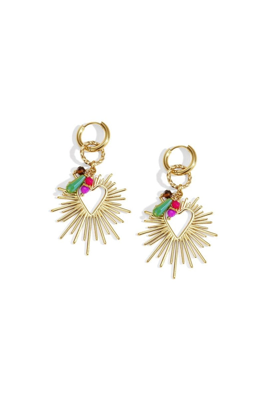 Shining Heart Happy Charm oorbellenRojaluxe
