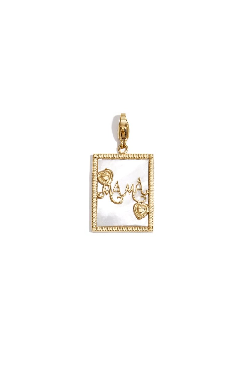 Sieraden bedel paarelmoer fotolijstje mamaRojaluxe