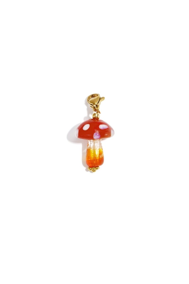 Sieraden bedel paddenstoel roodRojaluxe